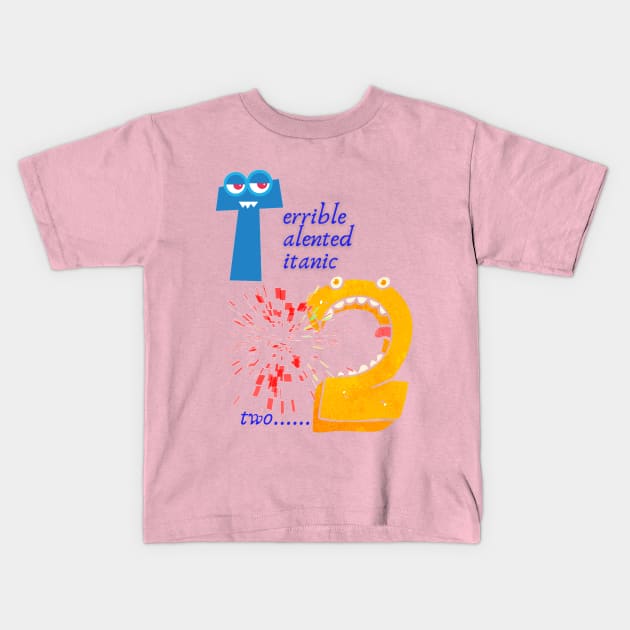 Two years baby Kids T-Shirt by Bisusri